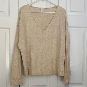 NWT Auden Cream Sweater